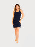 CHACHA Ruffle Sleeveless Knee Length Dress - D760